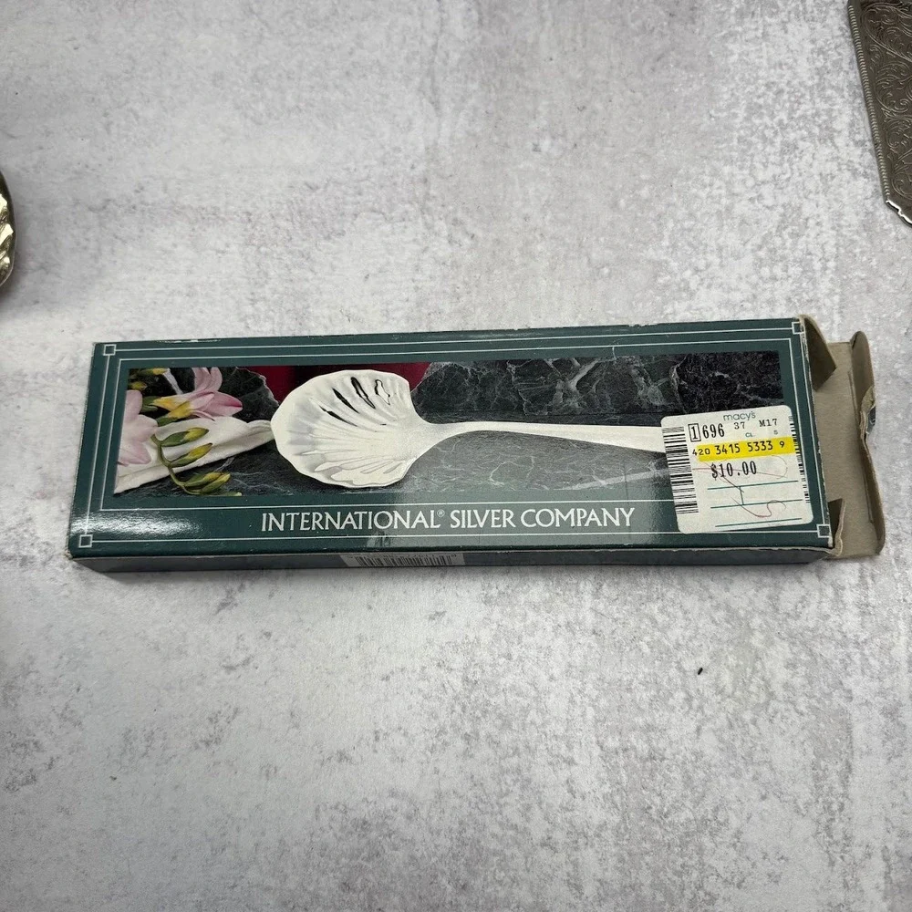 Vintage Silver Plated Pie‎ Serving Utensils 5 Set - Gorham Heritage Salad Tongs